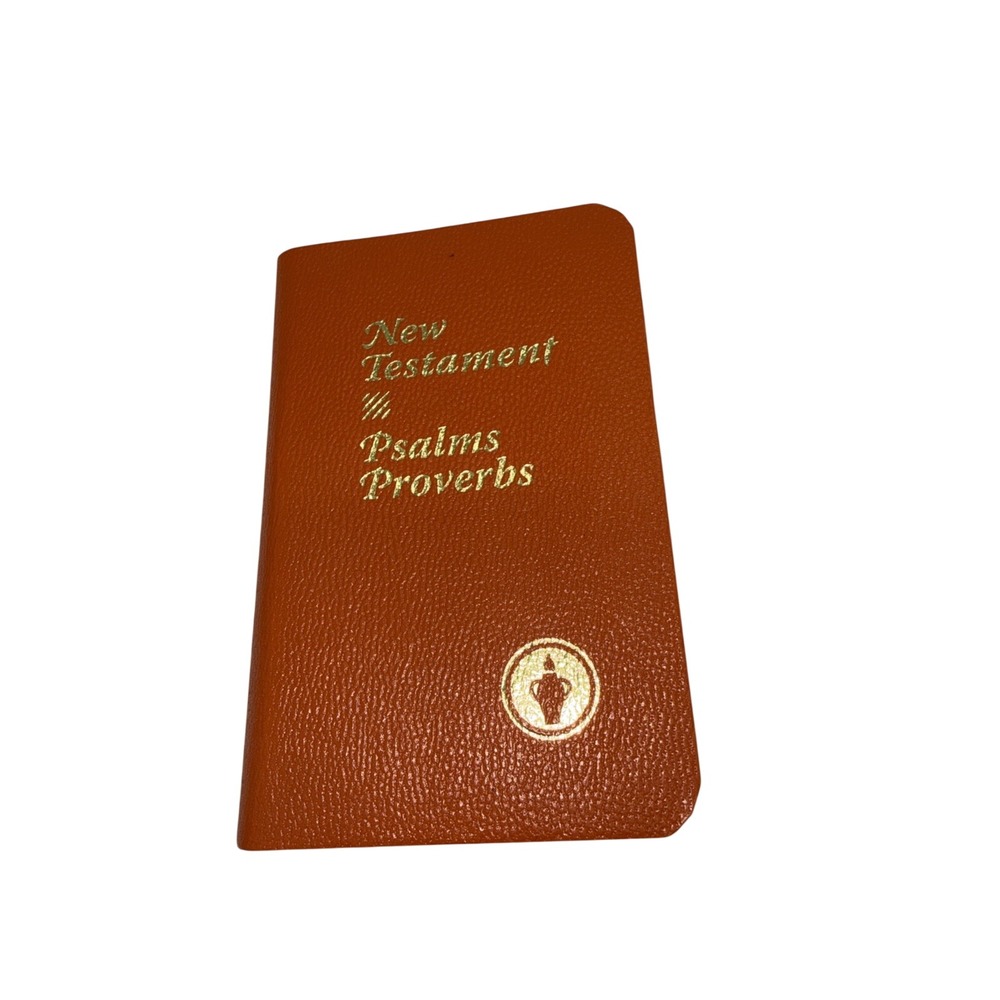 Gideons Pocket New‎ Testament, Psalms and Proverbs 1988 Orange B89